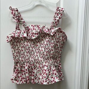 Floral Peplum